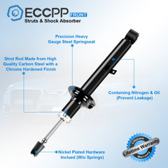 Front Rear Struts Shocks For 2006-2013 LEXUS IS250 IS350 RWD Left Right 6B93BC-57