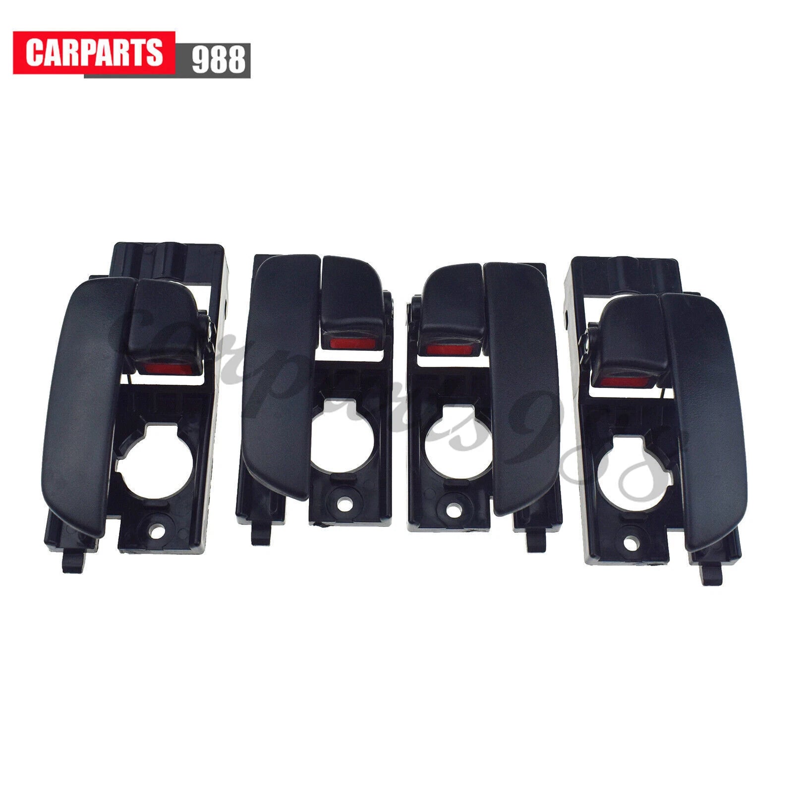 8Pcs Interior Door Handle & Bezel Front Rear LH RH For Hyundai Accent 2007-2011 6B93BC-57