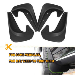 EVA Plastic Wearing Mud Splash Flaps Guards Fit For Car Front & Rear Fender 4PCS 6B93BC-57