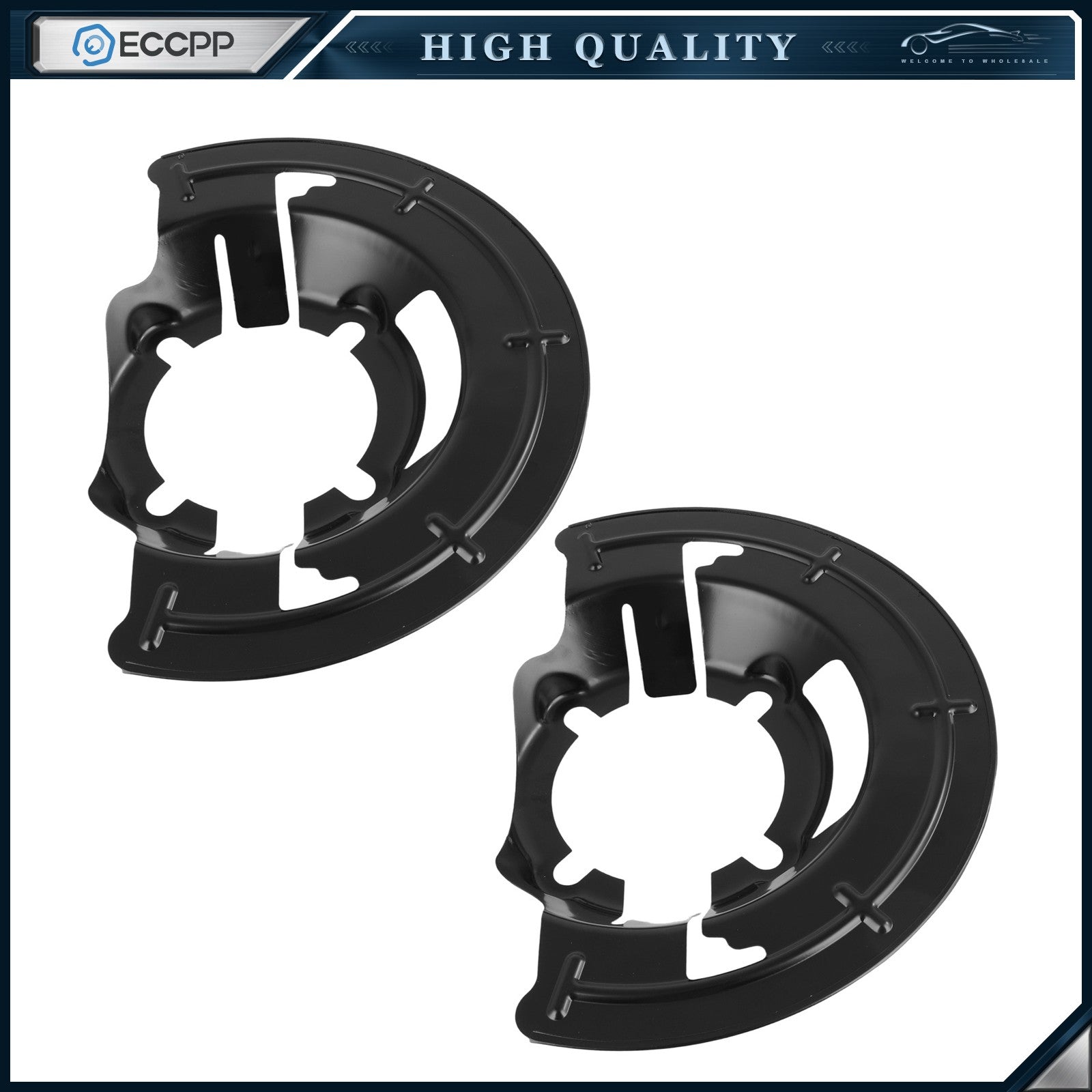 Front Brake Dust Shield Backing Plate For 1999-04 Ford F250 F350 F450 F550 6B93BC-57