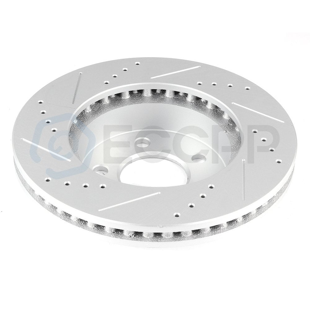 Front Brake Discs Rotors For 2002 2003 2004 2005 2006-2007 Jeep Liberty Drilled 6B93BC-57