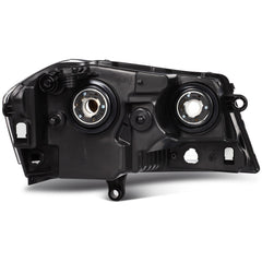 Pair Kit Halogen Headlights Assembly For 2008-2014 Dodge Avenger Black Amber KOEEP