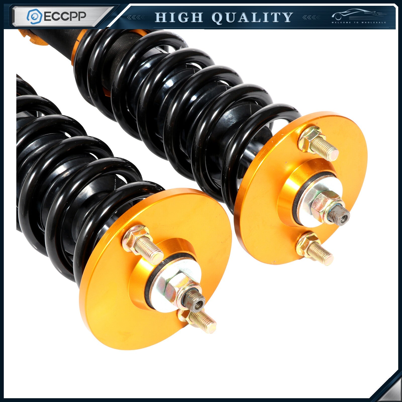 ECCPP Coilovers Suspension Kits For 08-12 Honda Accord Adj. Height Struts Shocks ECCPP