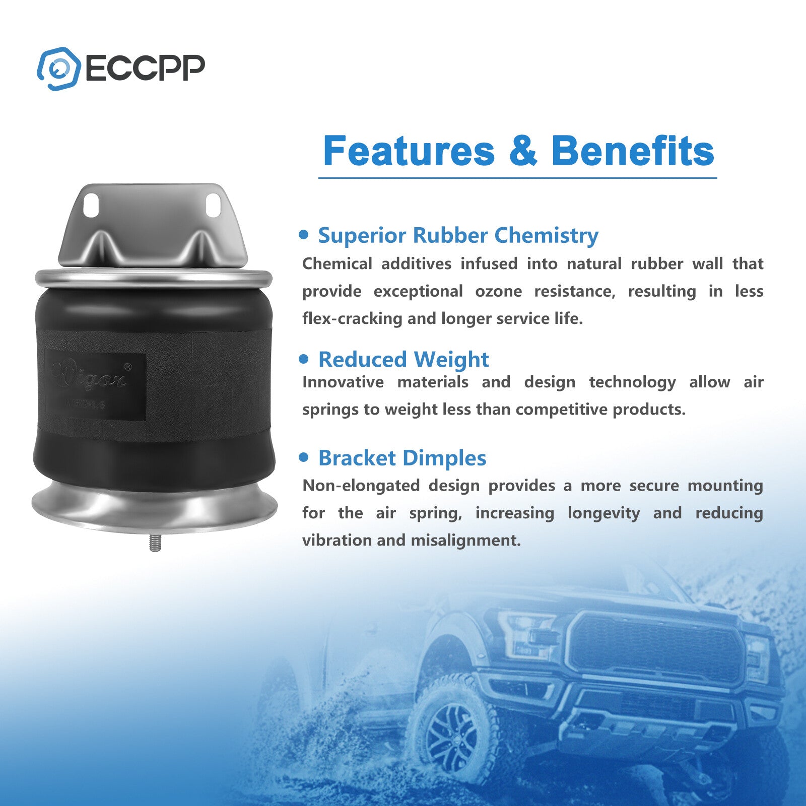 Air Suspension Air Bag W01-358-9616 For ContiTech Goodyear 1R11-242 6B93BC-57