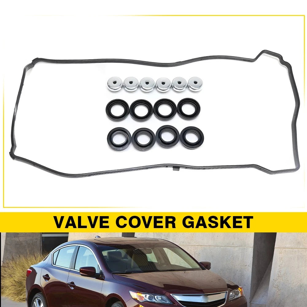 Valve Cover Gasket Kit Set For 2002-2014 Honda CR-V Civic VS50614R VS50382A EOA 6B93BC-57