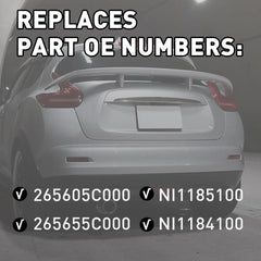 Rear Bumper Reflector Light For Nissan Sentra 2013-2018 Tail Brake Stop Lamp EOA 6B93BC-57
