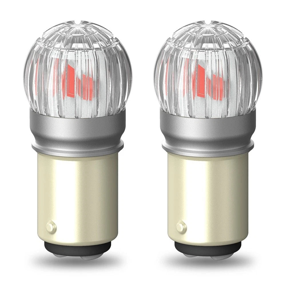 2X 1157 BAY15D LED Car Stop Brake Lights Tail Lamp Backup Bulb Parking Red EOA 6B93BC-57