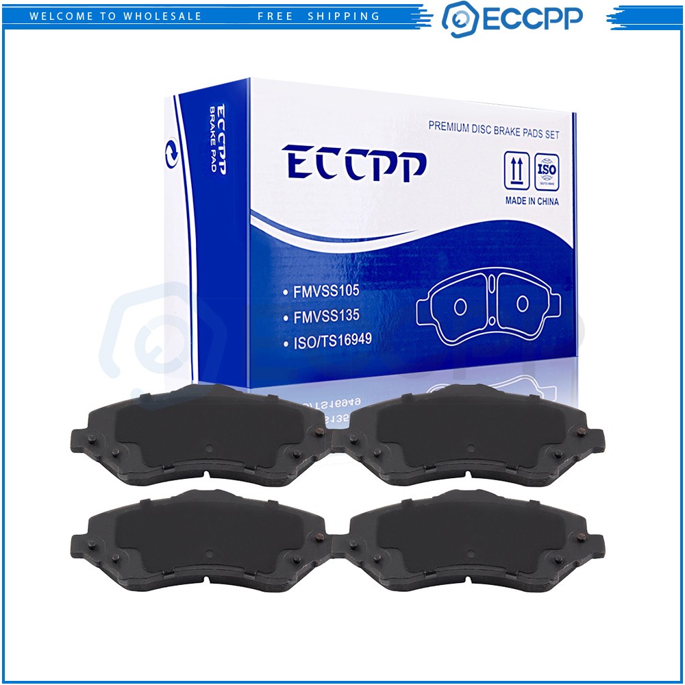 Front Ceramic Brake Pad Kit for Jeep Wrangler Dodge Grand Caravan Journey 3.6L 6B93BC-57