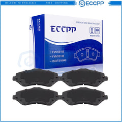 Front Ceramic Brake Pad Kit for Jeep Wrangler Dodge Grand Caravan Journey 3.6L 6B93BC-57
