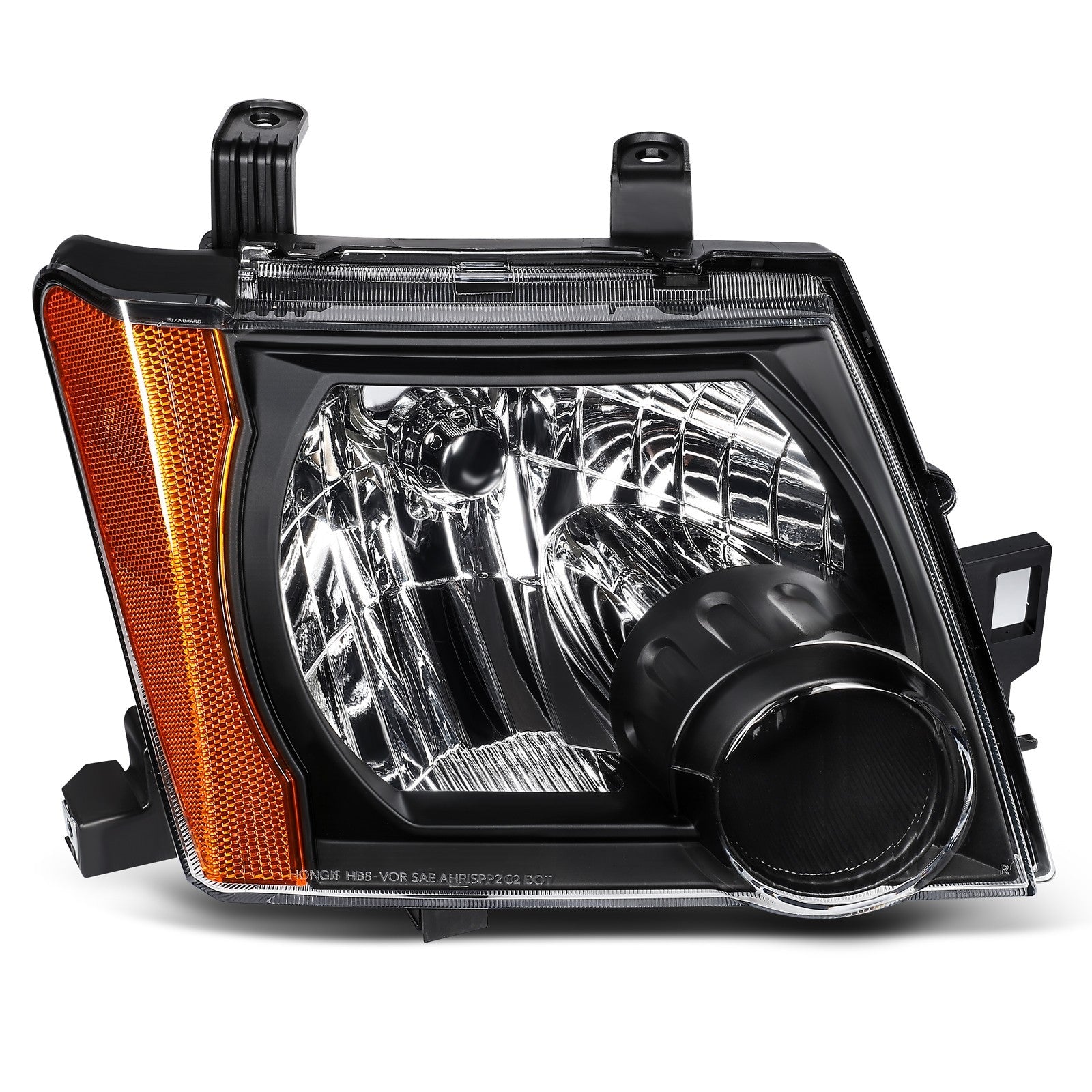 ECCPP Headlights Assembly For Nissan For Xterra 2.5L 4.0L 2005-2010 Pair Black ECCPP