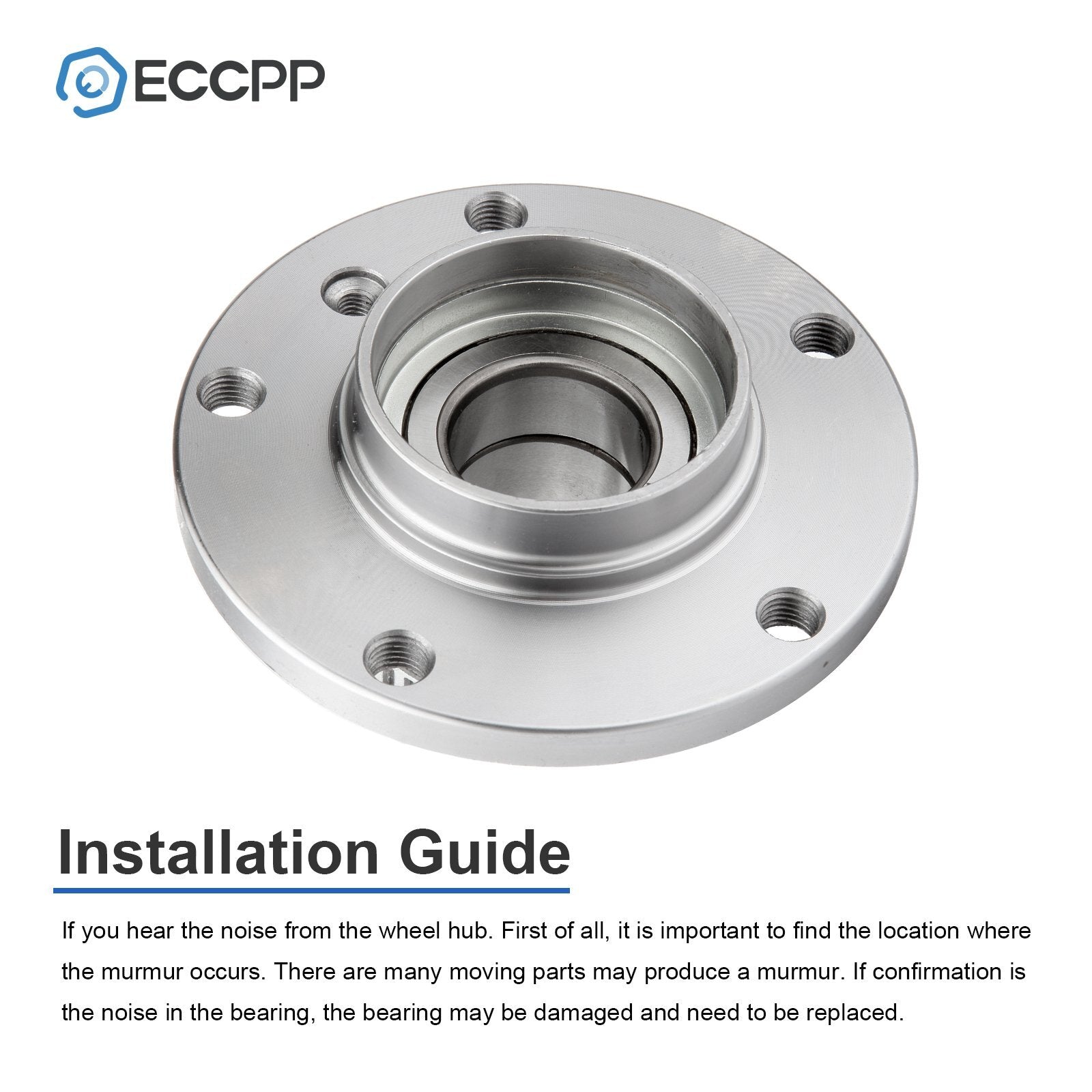 ECCPP 1 Pcs Wheel Hub Bearing Front For BMW 318i 320i 325i 328i 740i Z3 Z4 M3 ECCPP