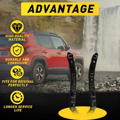 For 2015-2023 Jeep Right+Left Renegade Side Bumper Front Brackets Accessories EA 6B93BC-57