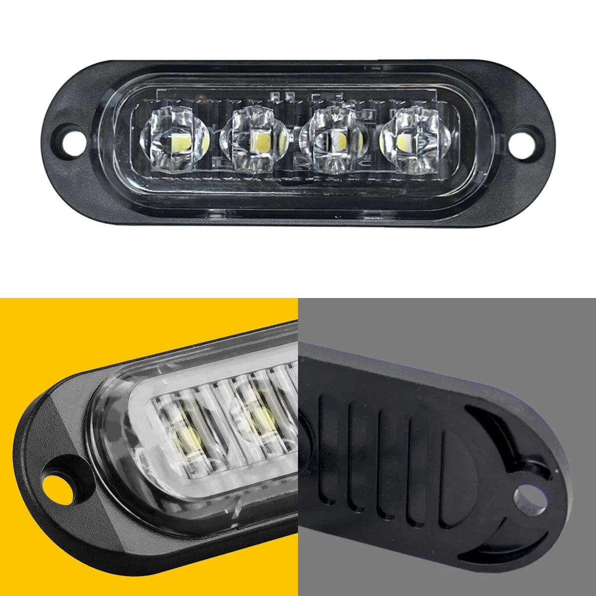 LED Clearance Lights Side Marker Lamps White Amber Red Trailer Truck RV EOA 6B93BC-57