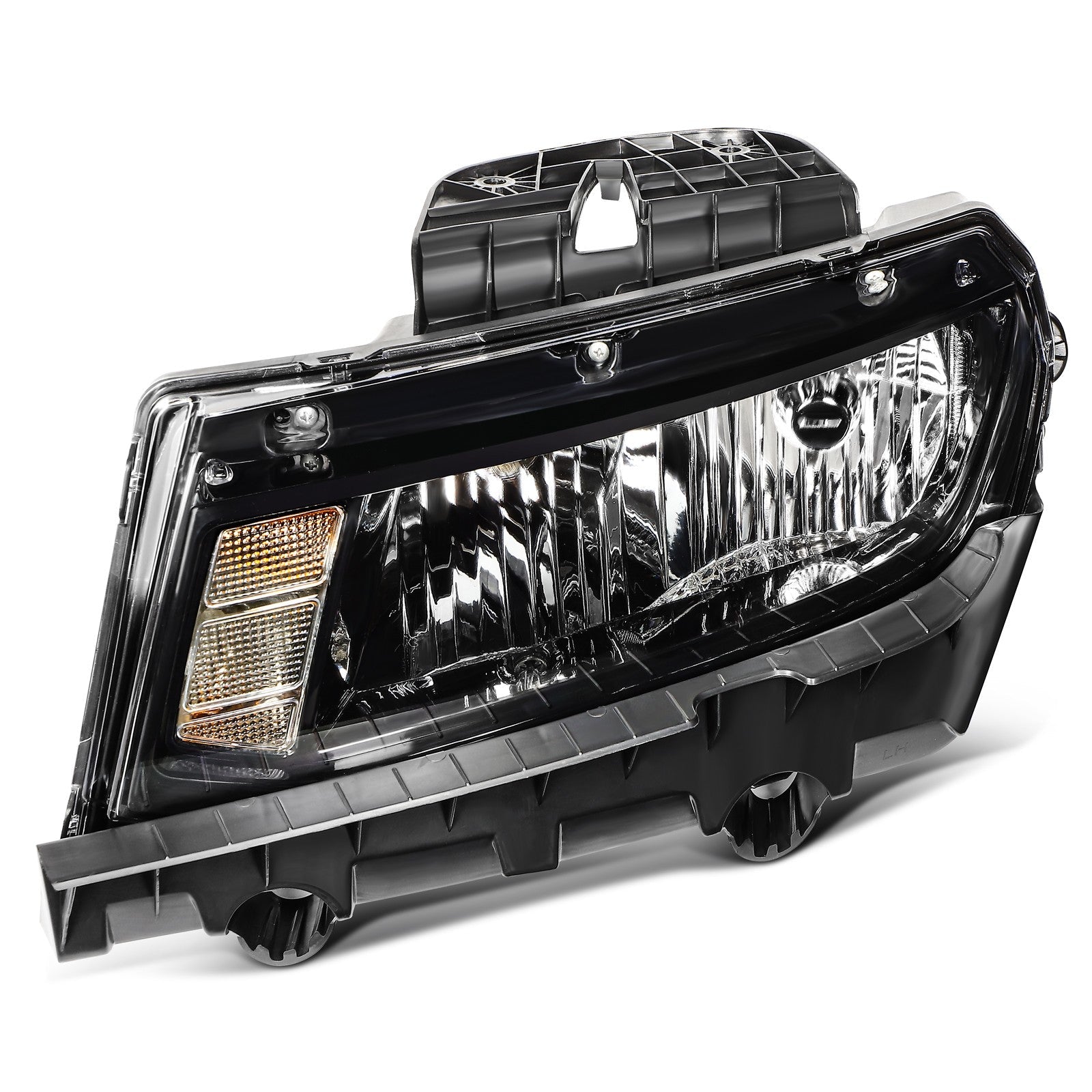 Driver Left Side Headlight For 2014-2015 Chevrolet Camaro 3.6L 6.2L 7.0L Black 6B93BC-57