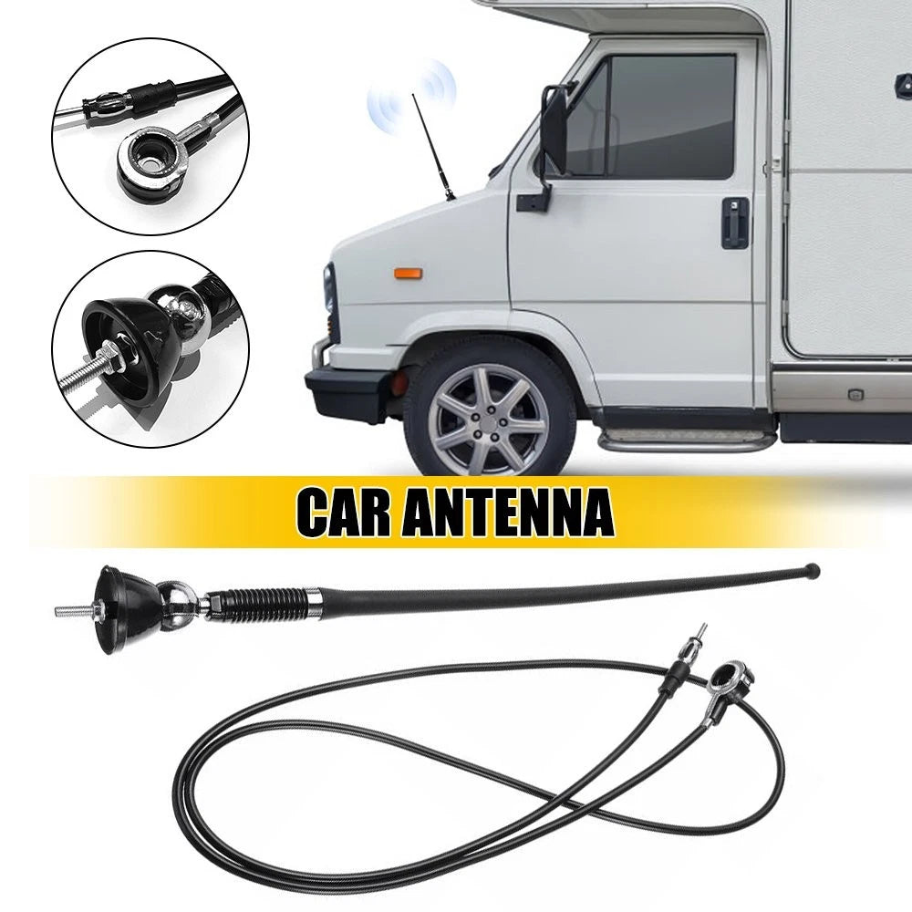 16" Roof Fender Car Auto Stereo FM & AM Radio Amplified Signal Antenna US EOA 6B93BC-57