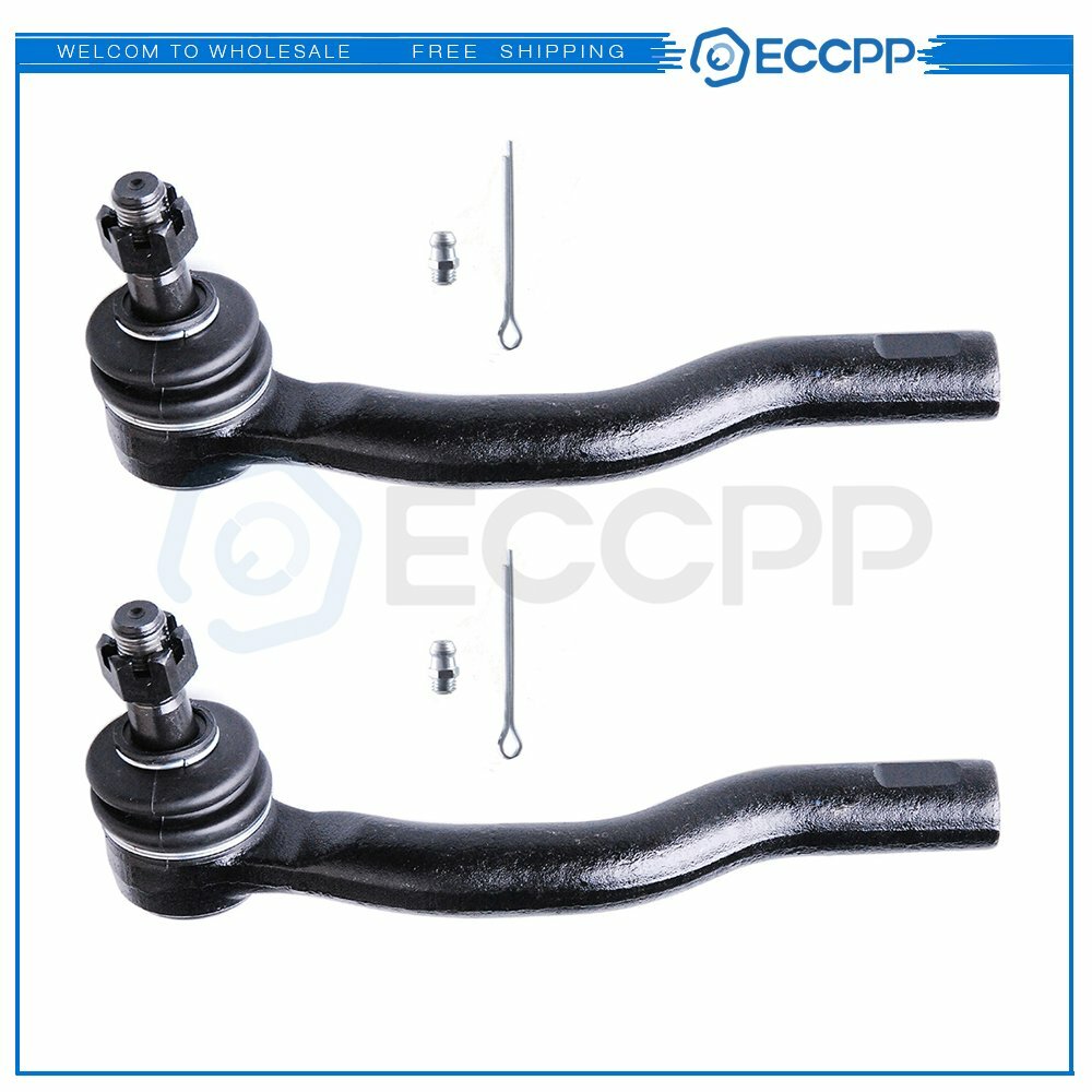 2pcs Front Left Right Outer Tie Rod Ends Kit For 2004-2012 2013 Nissan Infiniti