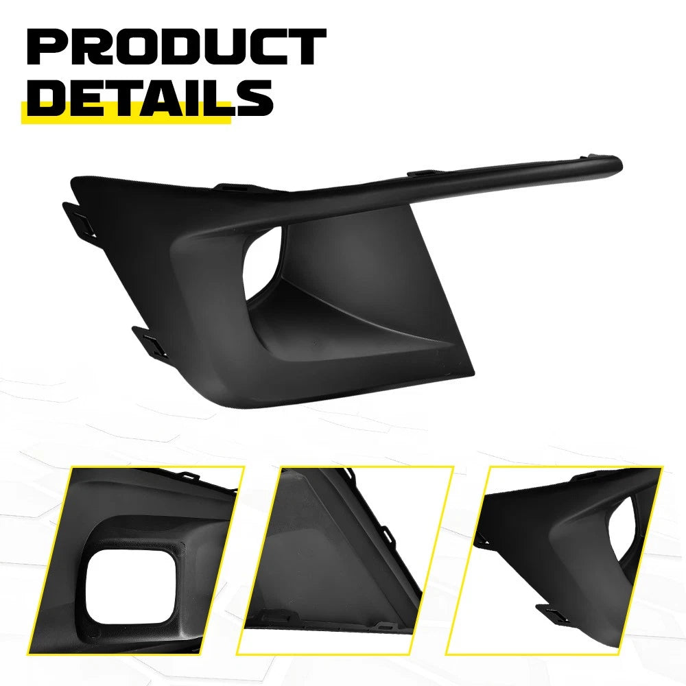 LH Left Fog Light Bumper Cover Grille Black For 2022 2023 2024 Honda Civic EOA 6B93BC-57