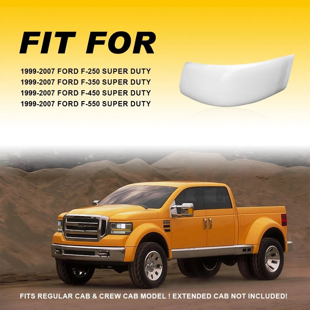 Cab Corner Roof Molding Trim White For 99-07 Ford Super Duty F-250 F-350 F-450 A 6B93BC-57