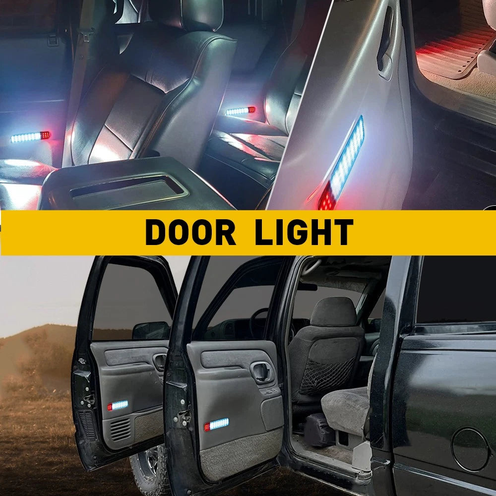 LED Interior Door Panel Lights Courtesy Lamp For Chevy Tahoe GMC Yukon 1995-06 A 6B93BC-57