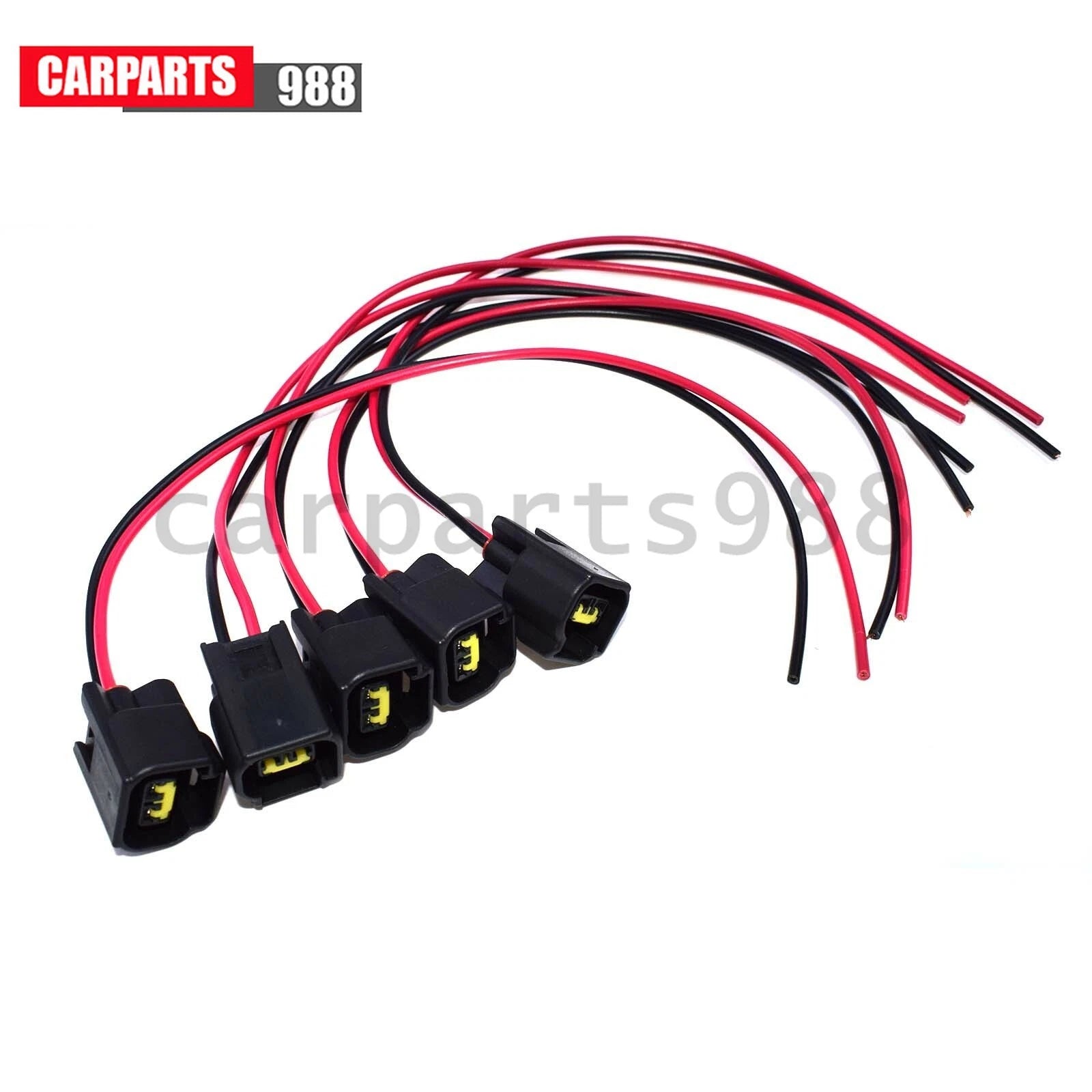 5Pcs Sensor Connector Pigtail 2 Way For Ford Flex Edge E-250 1P1258 WPT-579 6B93BC-57