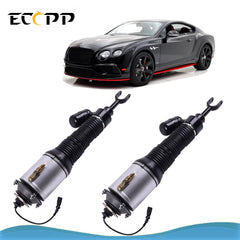 Front Pair Air Suspension Shock Strut For Bentley Continental GT GTC Flying Spur