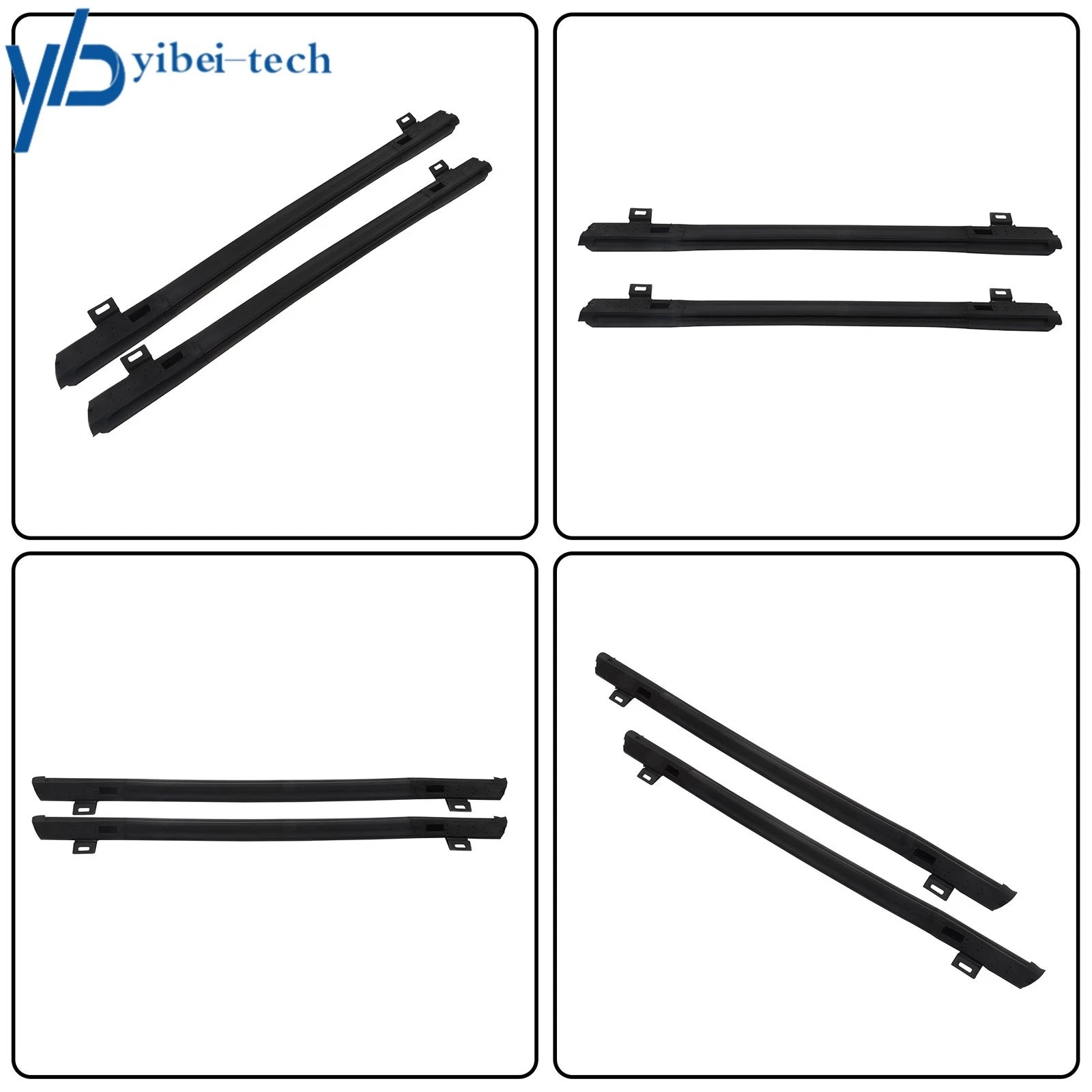 T-Top Outer Side Rubber Weatherstrip Waterproof Suit For Camaro Firebird 1982-92 6B93BC-57