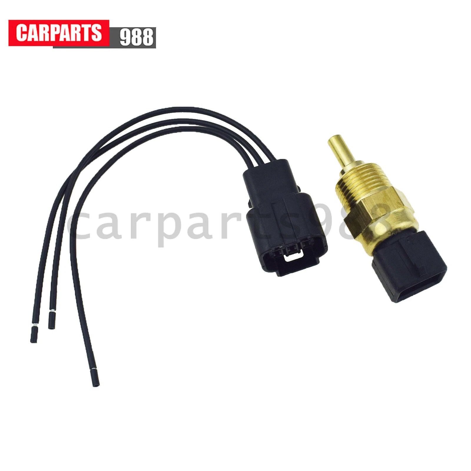 Coolant Temperature Sensor W/ Connector For 1995-2020 Hyundai Kia 39220-38020 6B93BC-57