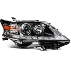 Pair Kit Headlights Assembly For 2013-2015 Lexus RX350 RX450h 3.5L Black Amber 6B93BC-57