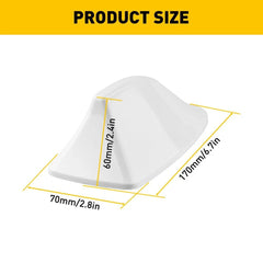 Universal Roof Shark Fin Vortex Radio Aerial Antenna Signal FM/AM White EOA 6B93BC-57