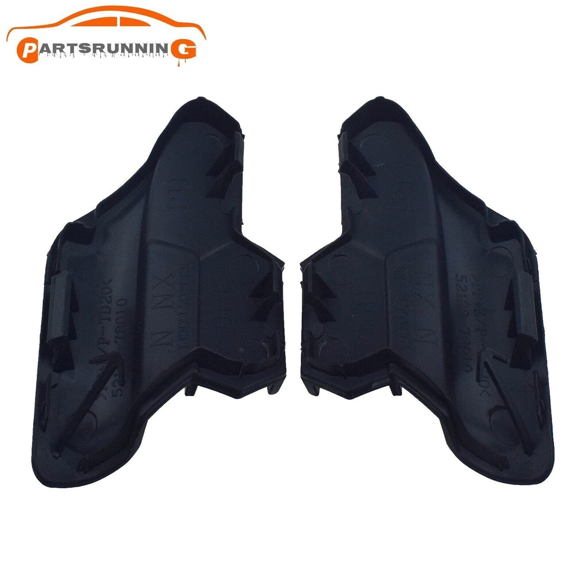 2PCS Front Left + Right Bumper Tow Hook Cover For 2015-2017 Lexus NX200t NX300h 6B93BC-57