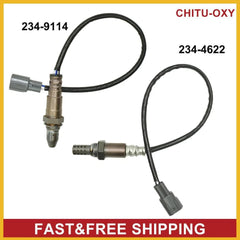 2PCS Upstream & Downstream Oxygen O2 Sensor For 2013-2018 TOYOTA RAV4 2.5L L4 6B93BC-57