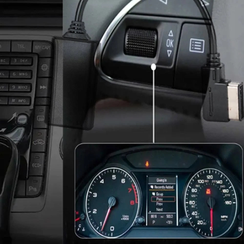 Audio Cable Adapter AMI MMI Bluetooth Music For Interface Audi A3 A4 A5 AUX EOA 6B93BC-57