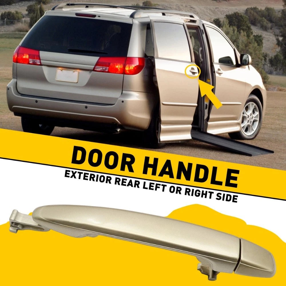 For 04-10 Toyota Sienna Outside Exterior Sliding Door Handle Left or Right Rear 6B93BC-57