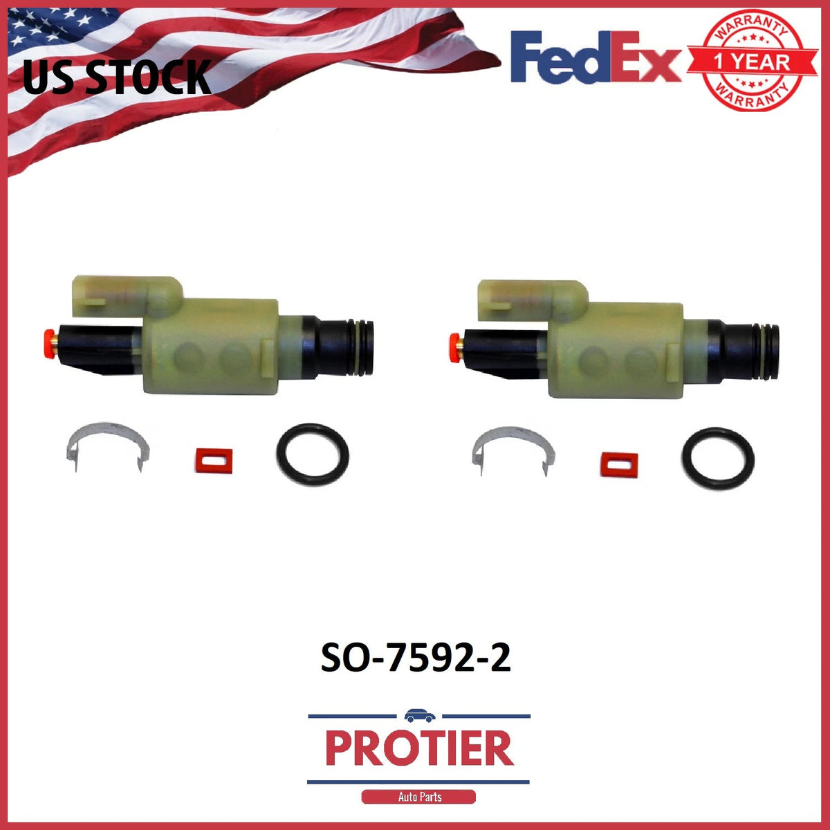 REAR Suspension Solenoids **Pair** LINCOLN MARK VIII 6B93BC-57