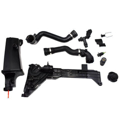 8Pcs Expansion Tank Mounting Plate Hose Thermostat Sensor Kit For BMW E46 X3 X5 6B93BC-57