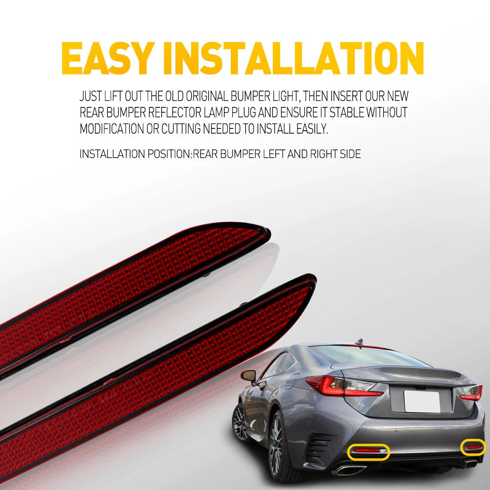 IP67 Pair Rear Bumper Pair Marker For 8191008010 LX2831100 LX2830100 8192008010 6B93BC-57