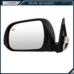 Power Heated Mirror Left Driver Side Fits 2008-2014 Toyota Highlander Black 6B93BC-57