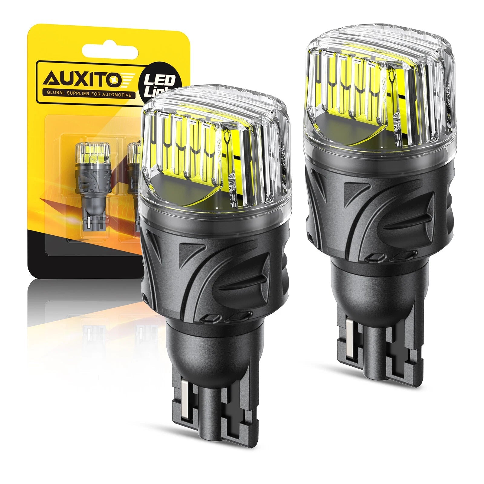 2X AUXITO 921 912 T15 LED Reverse Backup Light Bulb 6500K Super Bright BRS EOA AUXITO