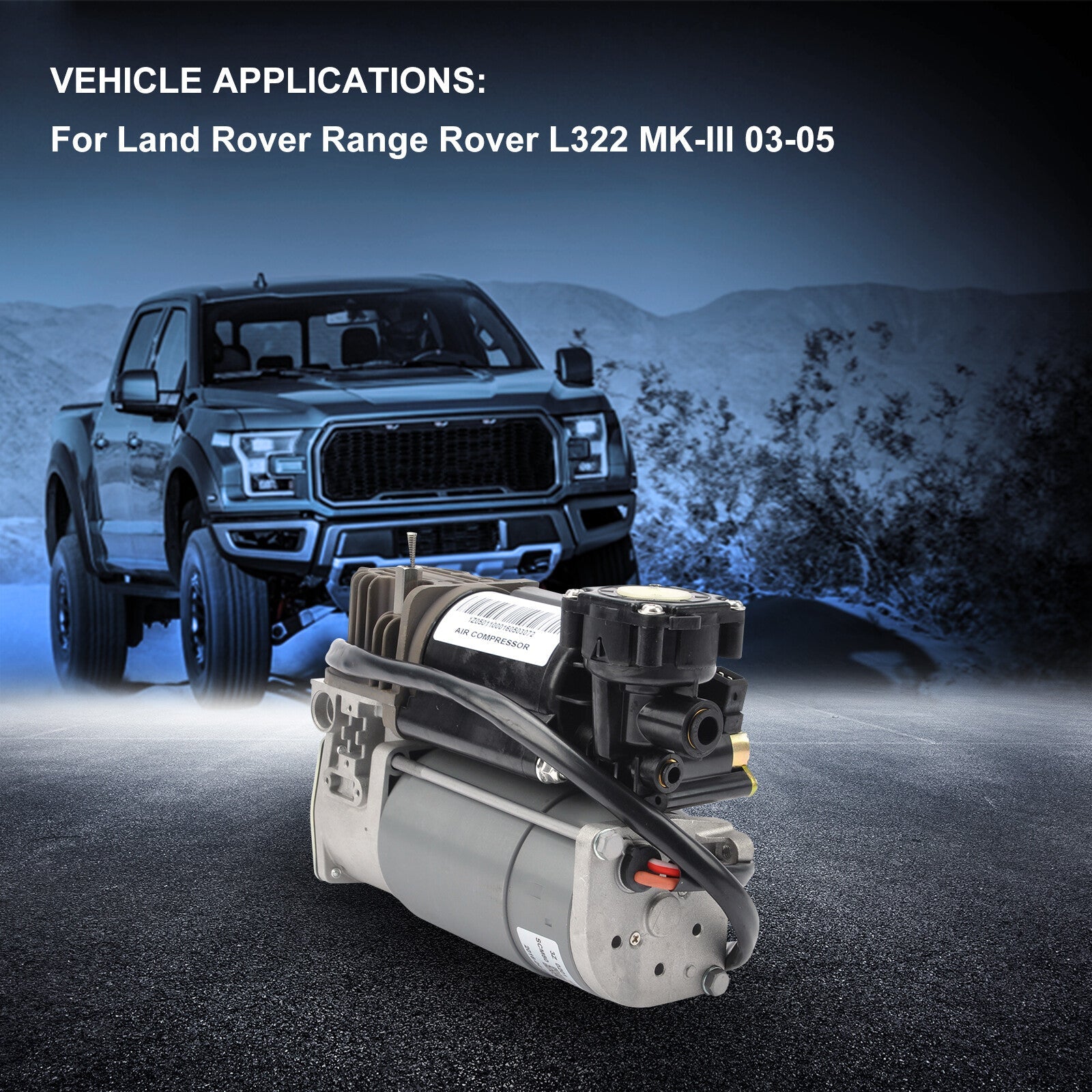 Air Suspension Air Compressor Pump For Land Rover Range Rover L322 MK-III 03-05 6B93BC-57