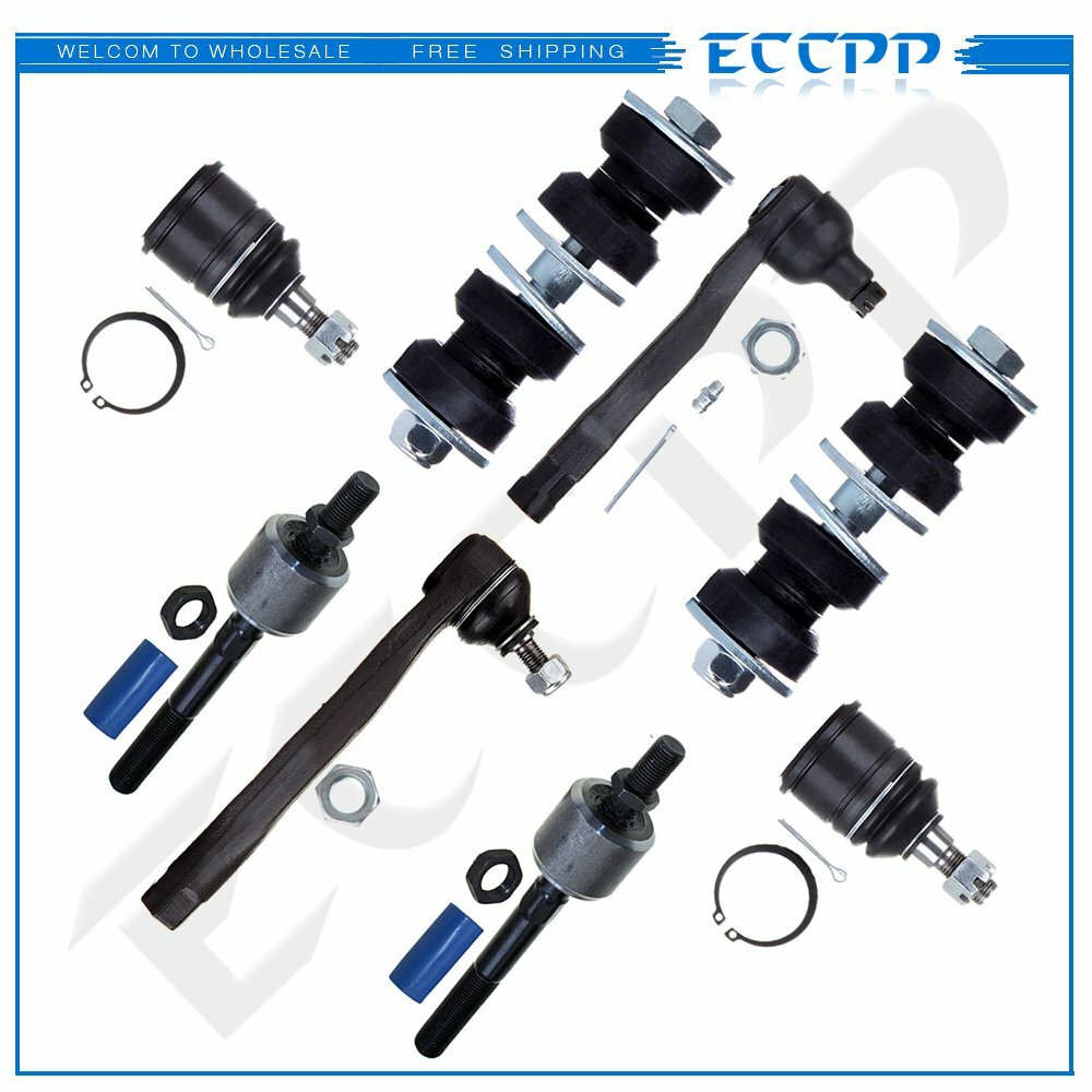 8pcs Fits 1988-1990 1991 Honda Civic & CRX Front Ball Joints Tie Rods Sway Bars 6B93BC-57