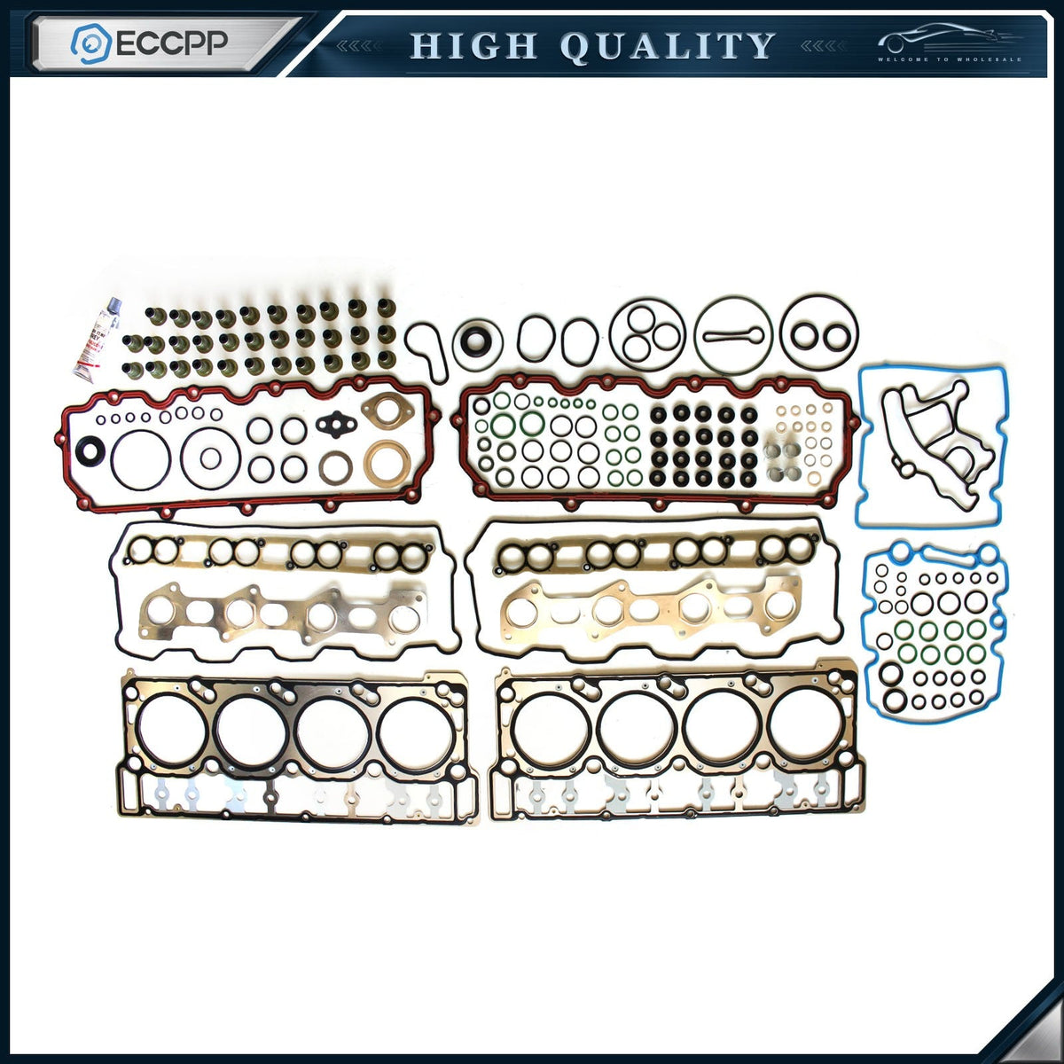 ECCPP Head Gasket Set For 03-10 Ford F-350 F-250 Super Duty 6.0L DIESEL OHV 6B93BC-57