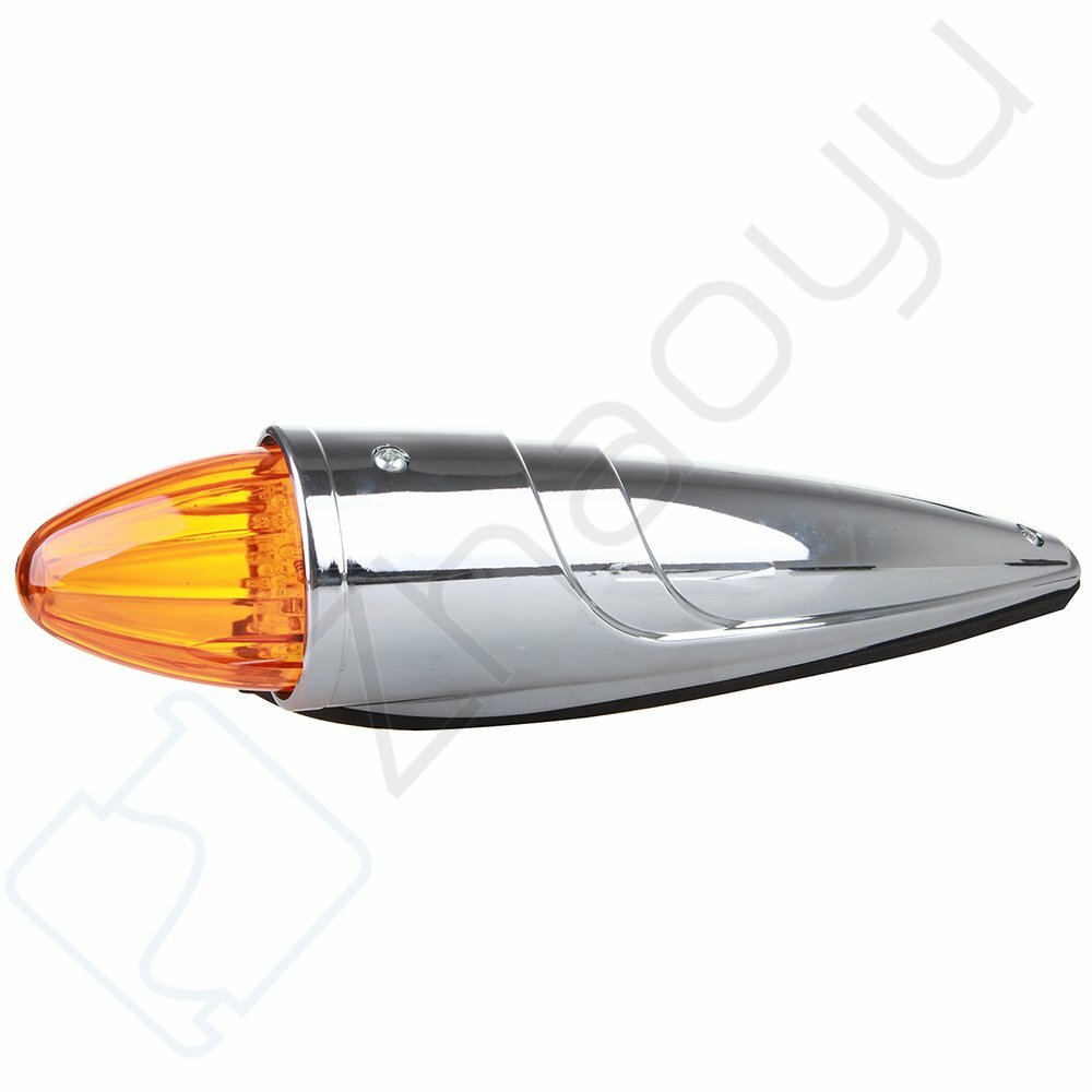5X 10.25" 17Diodes Amber Led Torpedo Cab Marker Lights for Peterbilt semi Truck 6B93BC-57