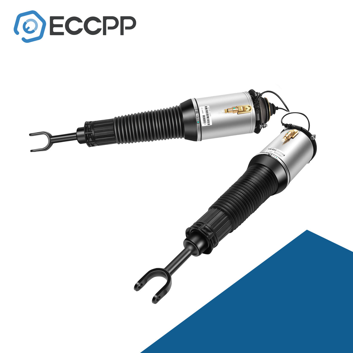 2Pcs Air Suspension Front Pair Shocks For 2002-2010 Audi A8 D3 Quattro Typ 4E