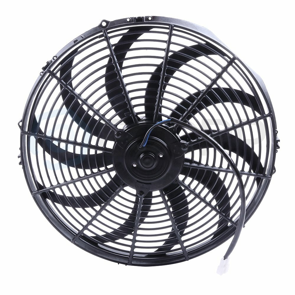 Condenser Radiator Cooling Fan Universal 16" Inch For 1999 2000-2017 Ford F-350 6B93BC-57