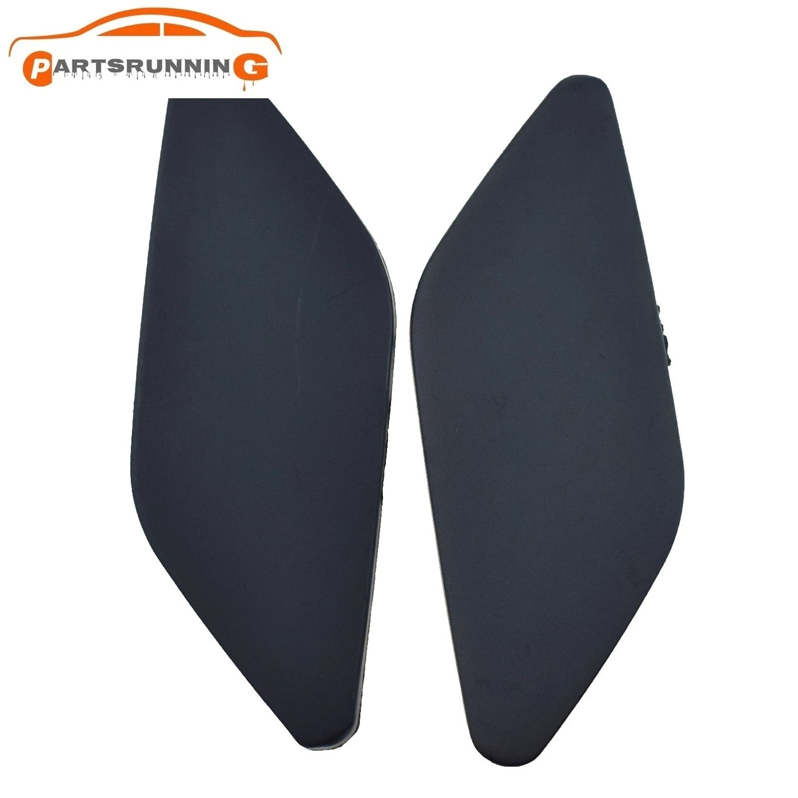 Unpaint Pair Front Bumper Headlight Washer Cover Cap For VW Scirocco 2009-2015 6B93BC-57