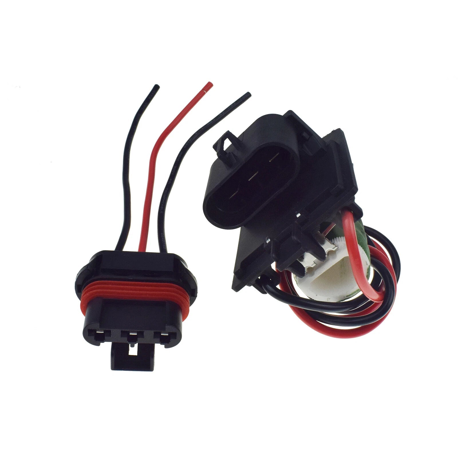 For Chevrolet Cruze 3Pin Radiator Fan Blower Motor Resistance + Plug 3134503121 6B93BC-57