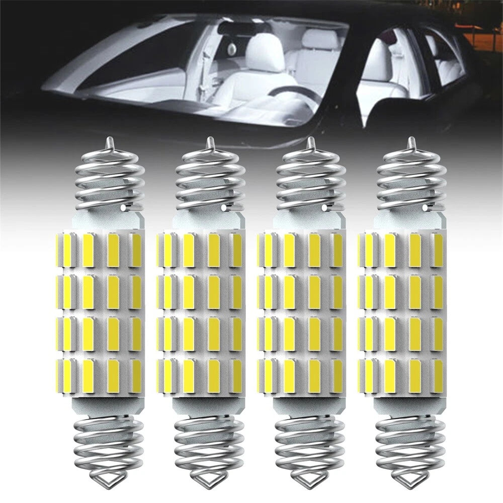 4X AUXITO 39MM-42MM 578 211-2 LED Interior Bulb Dome Map Light 6500K White EOA AUXITO