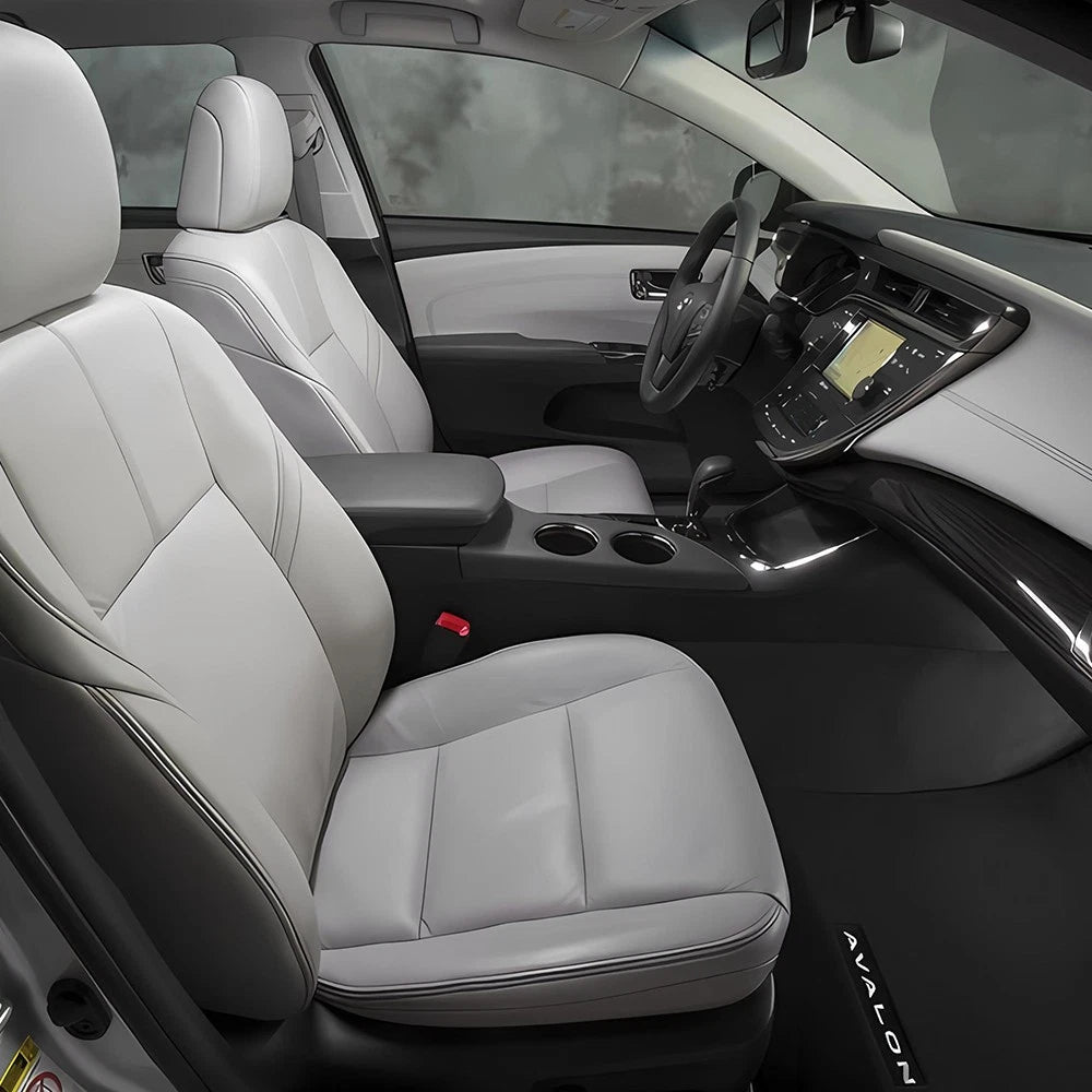 Fits 2013-2018 Toyota Avalon Leather Center Console Lid Armrest Cover Black US 6B93BC-57