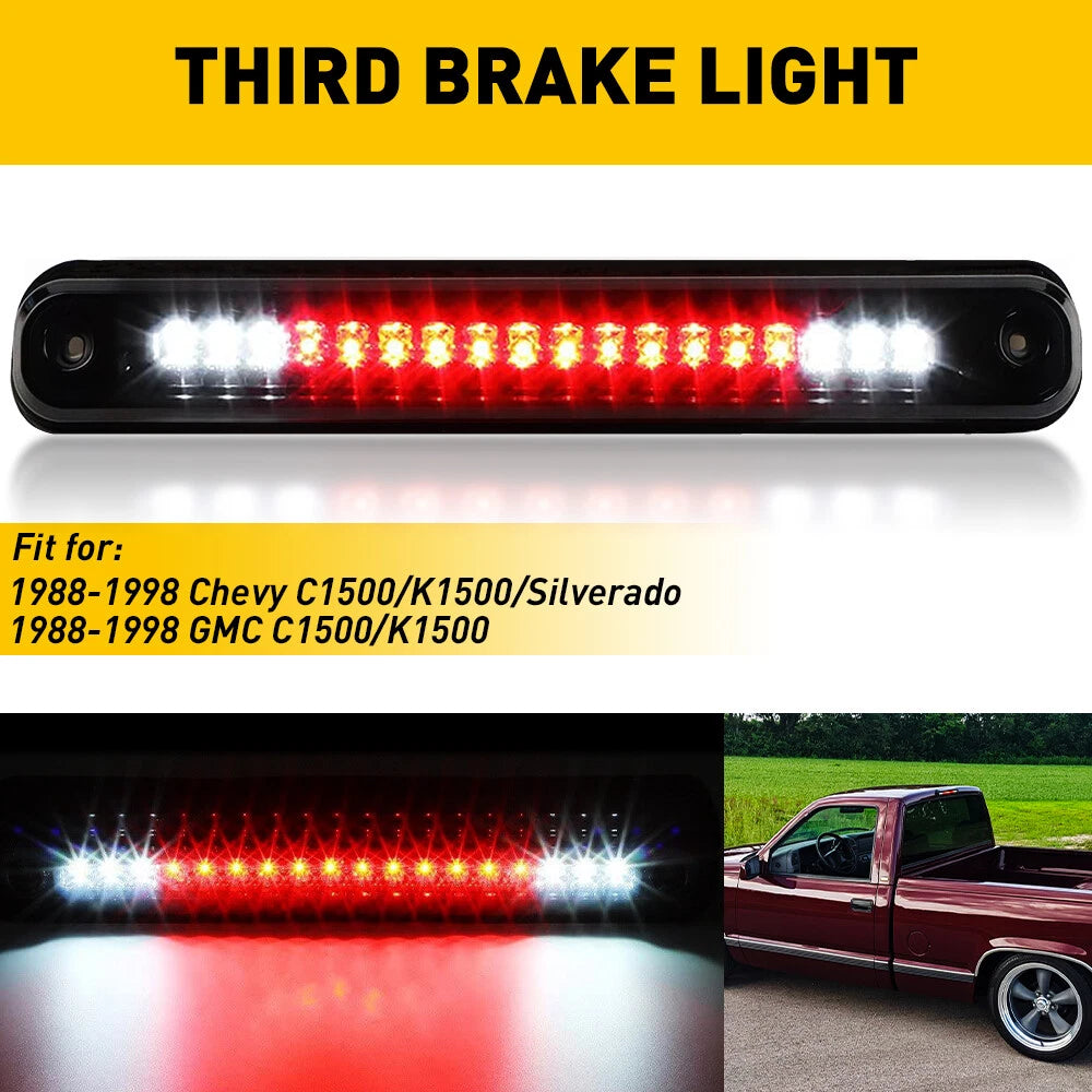 Fits 88-98 Chevy C1500/K1500/Silverado Rear Center High Mounted 3RD Brake Light 6B93BC-57