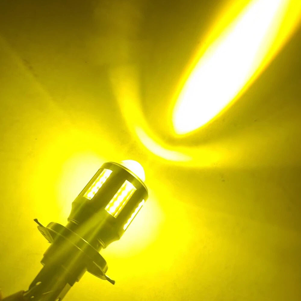 H4 LED Front Light Bulb Headlight Hi/Lo Beam Super Bright Bicolor For Motorcycle 6B93BC-57